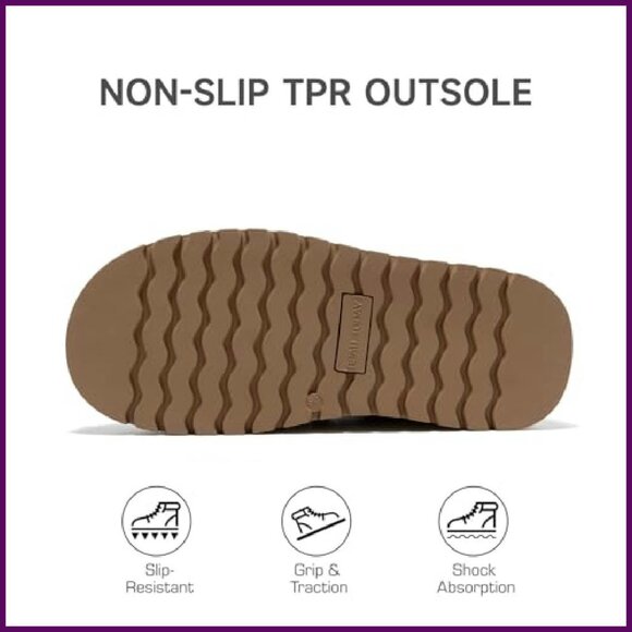 Women's Platform Ankle Boots Genuine Leather Winter Snow Boots Pull-on - Picture 7 of 8